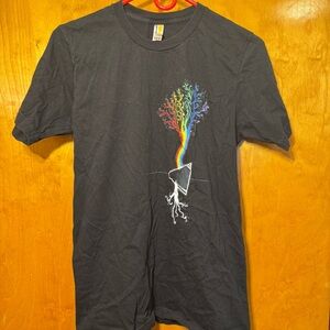 Woot Shirt -Rainbow Prism Tree-Men's M